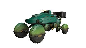 3D Apocalyptic buggy Truck model
