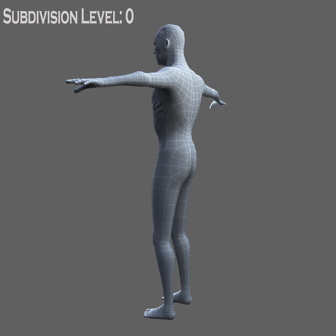 Zombie Character Rig 3d Model