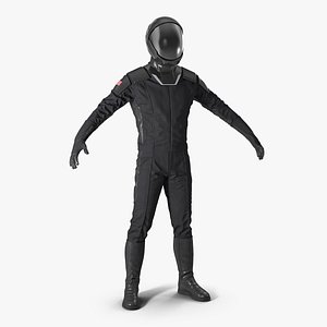 Sci Fi Astronaut Suit Black