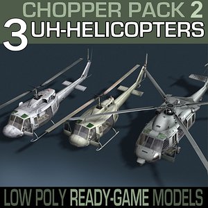 Helicopter Collection-3 Pack(With interior)