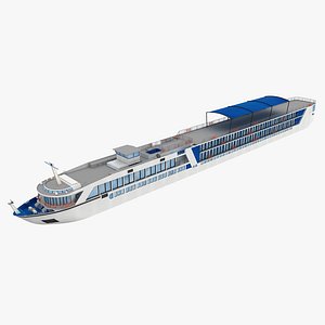 3D River Cruise Ships