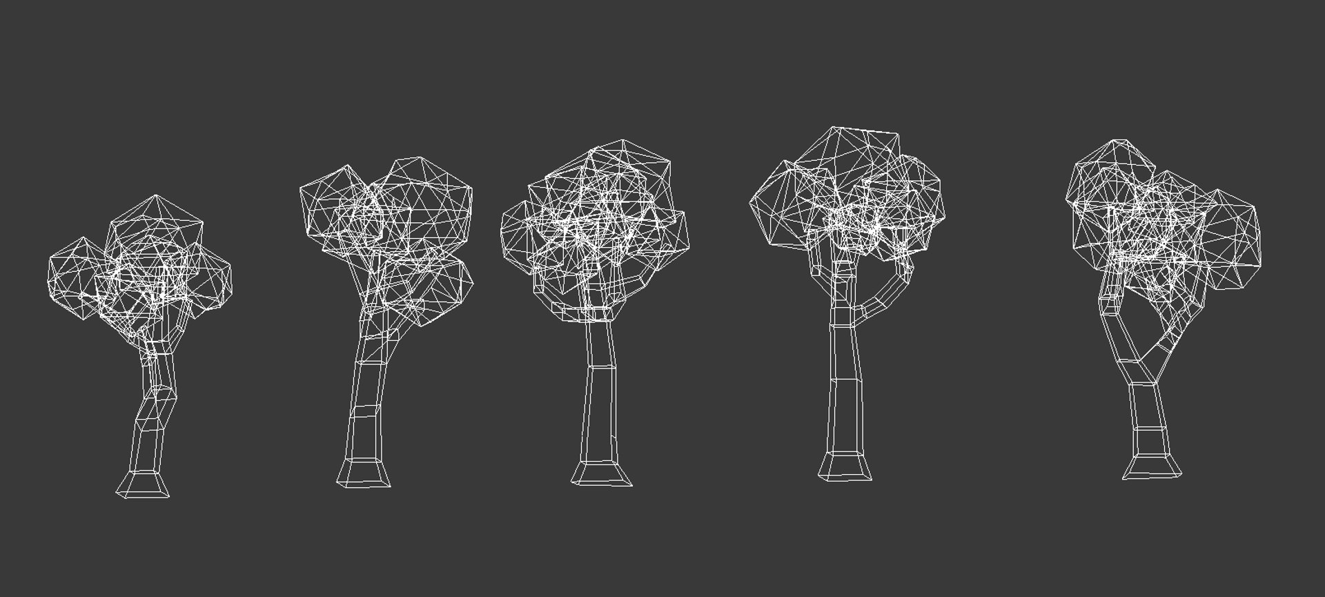 trees nature forest 3d obj