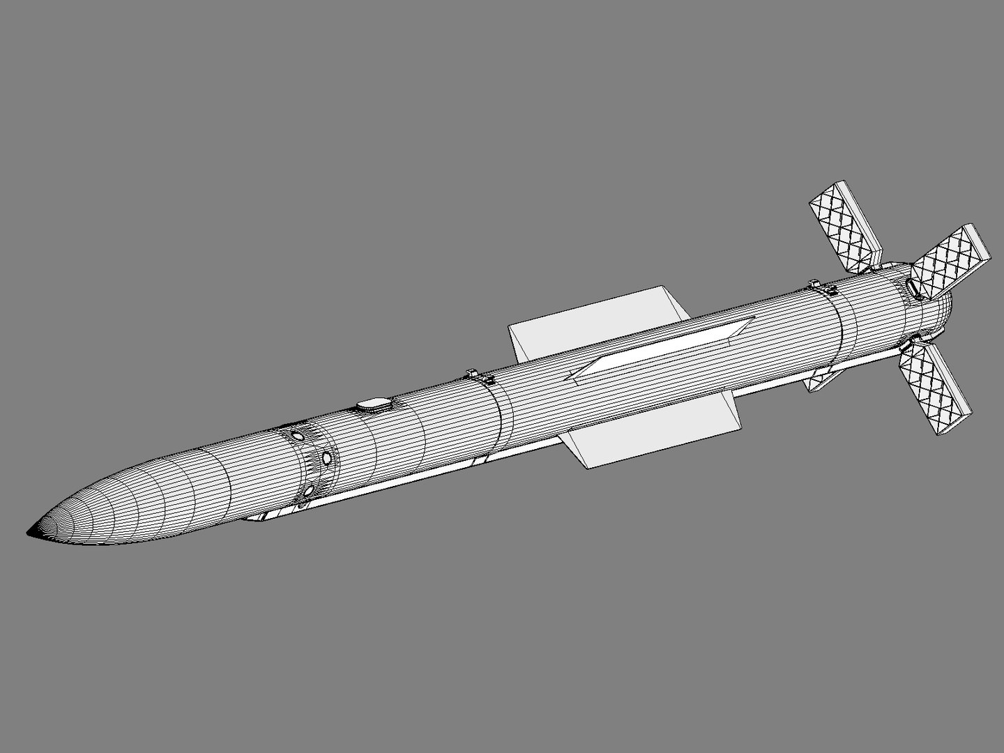 rvv-sd missile 3d model