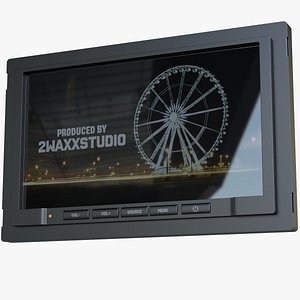 3D model Retractable Screen Monitor