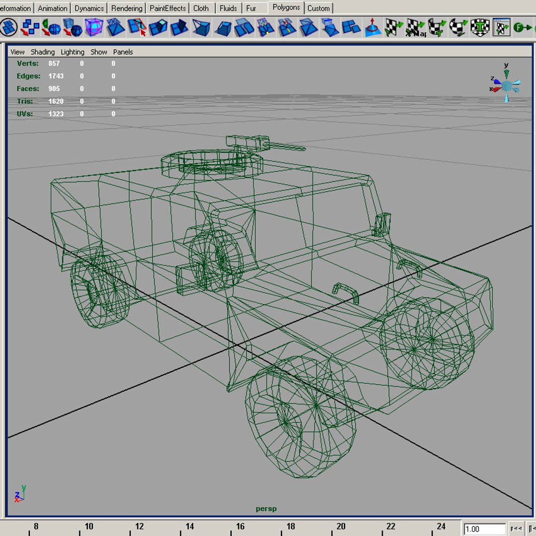 4x4 Lmv 3d Model