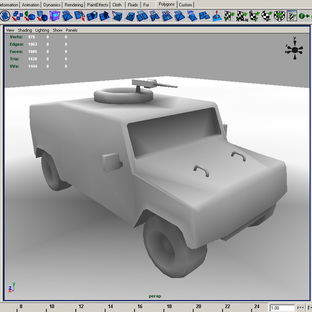4x4 Lmv 3d Model
