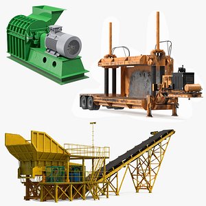 3D model Crusher Machines Collection 2
