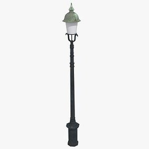 Street Lamp Black 3D