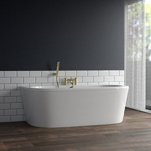 scene bathroom interior 3D model