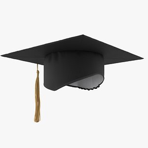 graduation cap model