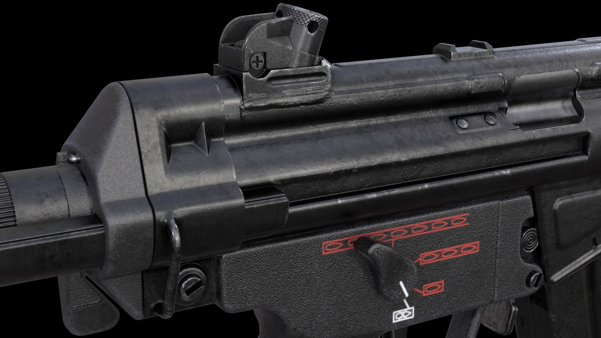 MP5A5 MP5SD6 With Upgrades Game Ready 3D Model - TurboSquid 2339930