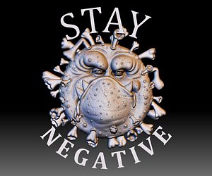 monster stl file coronavirus 3D model