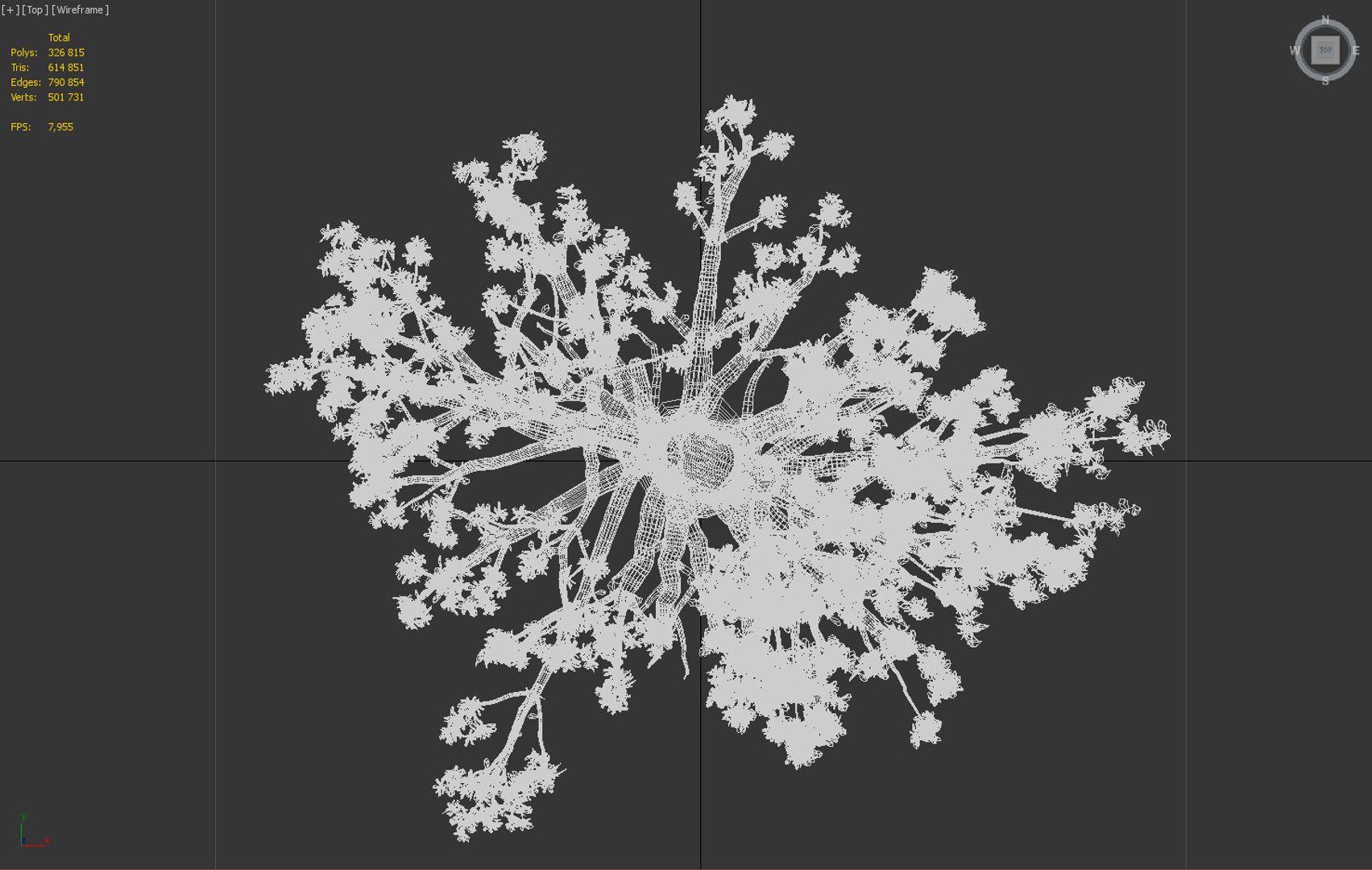 3D Tree Oak Old Spring Model - TurboSquid 1342640