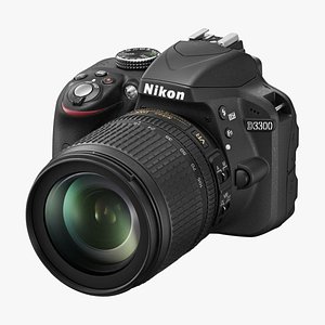 Nikon D3300 SLR Digital Camera 24 Megapixels 7 6 cm model