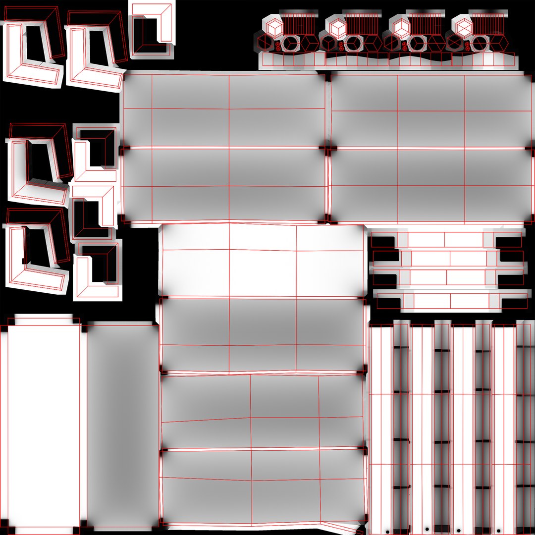 Metal Rack Model - TurboSquid 2340709