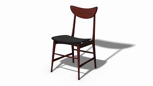 scandinavian 70 design chair 3D model