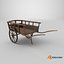 Carrello di legno11 Tutte le trame PBR Unity UE incluse