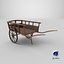 Carrello di legno11 Tutte le trame PBR Unity UE incluse