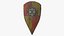 Fantasy Shield RPG Kite Heater Mittelalterlicher Templer Porpax Griechischer Aspis Hoplite Kite Lenticular Parma