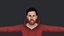 Lionel Messi Personaje 3D hiperrealista de cuerpo completo y totalmente equipado