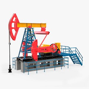 3D model Oil Pumpjack