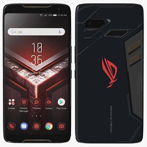 3D realistic asus rog phone model