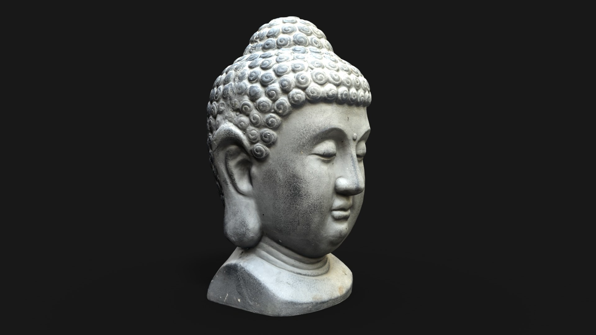 3D Buddha head concrete statue https://p.turbosquid.com/ts-thumb/RB/ftxjEy/AZ/buddha04/jpg/1695652161/1920x1080/fit_q87/a246b839c969e4ff7752e28230379bd2a09cf455/buddha04.jpg
