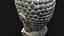 Buddha head concrete statue