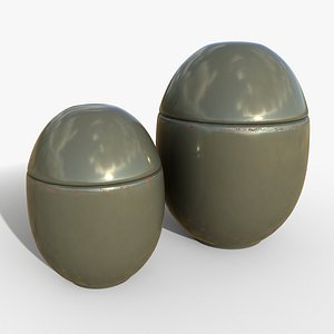 3D Ceramic Jar Egg