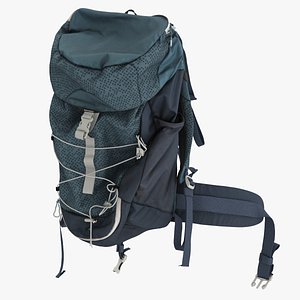 3D Camping Gear Backpack Clean and Dirty(1) model