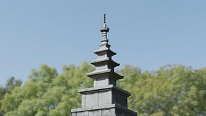 3D model Pagoda of Heungdeoksa Temple Site