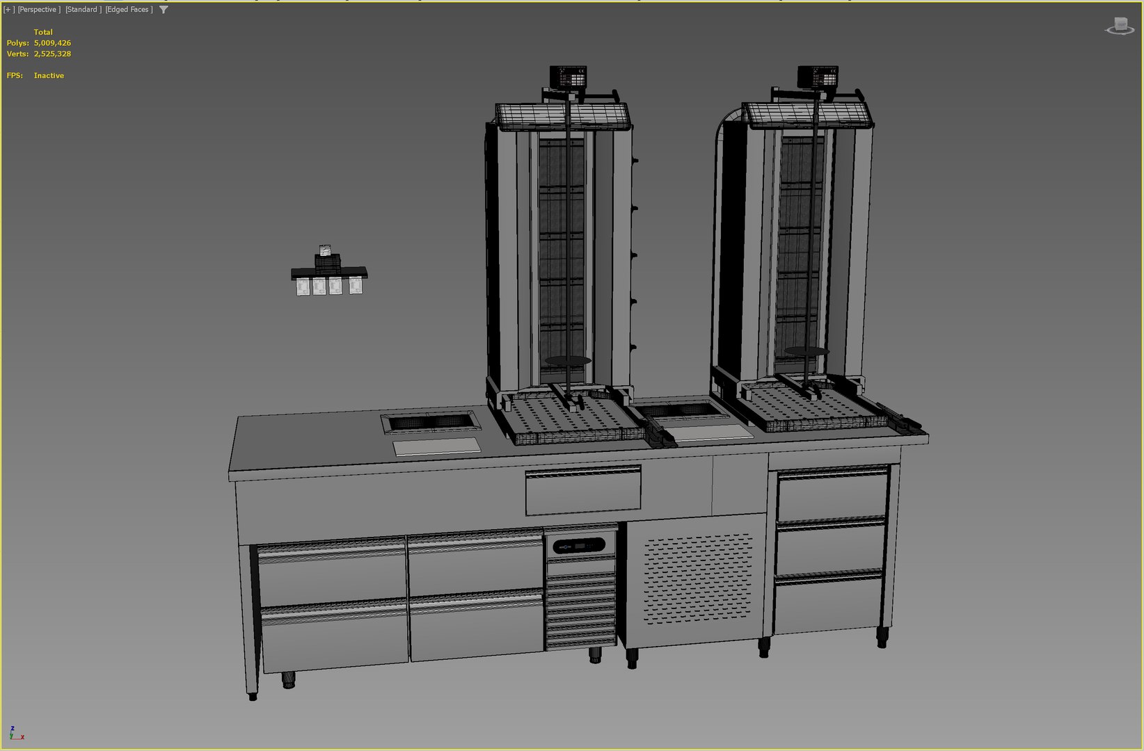 3D Shawarma Machine - TurboSquid 2493599
