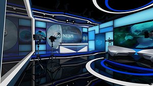TV Studio 02 3D model