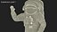 Waving Astronaut in Moon Spacesuit model