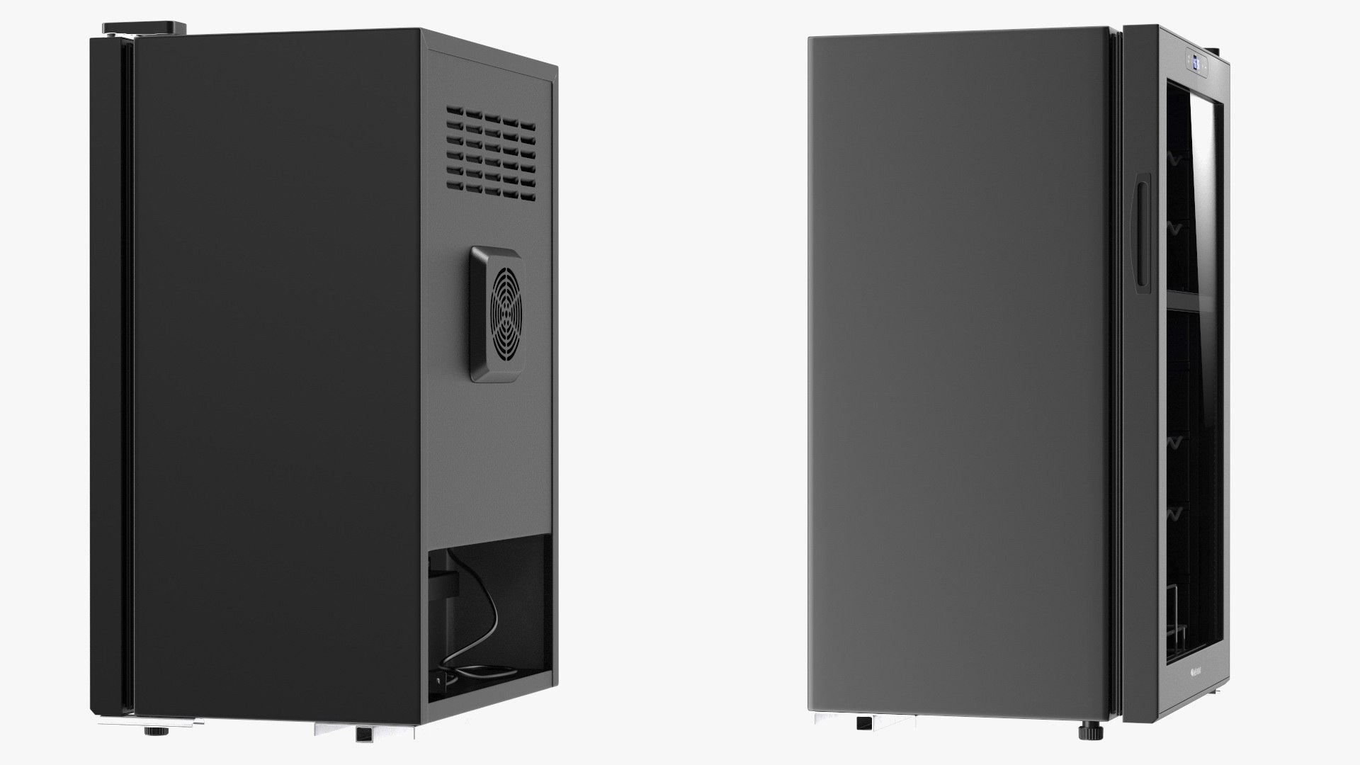 Wine Enthusiast 32 Bottle Dual Zone Compressor Wine Cooler 3D