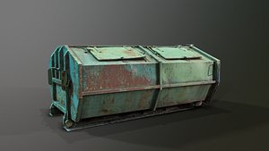 3D Garbage Container