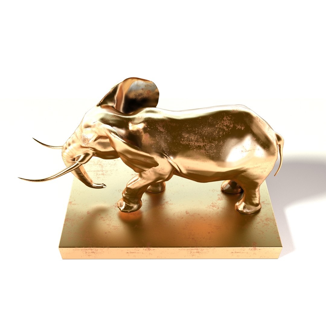Goldan Elephant Model - TurboSquid 1903760