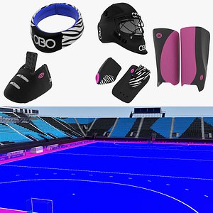 field hockey 3d model