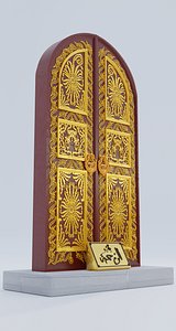 Door of Nabawi Mosque Bab Al-Rahmah model