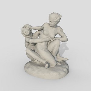 satyr-and-nymph-statue 3D model