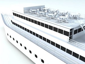 3d model cruise ship