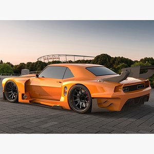 Custom Widebody Track Car 3D