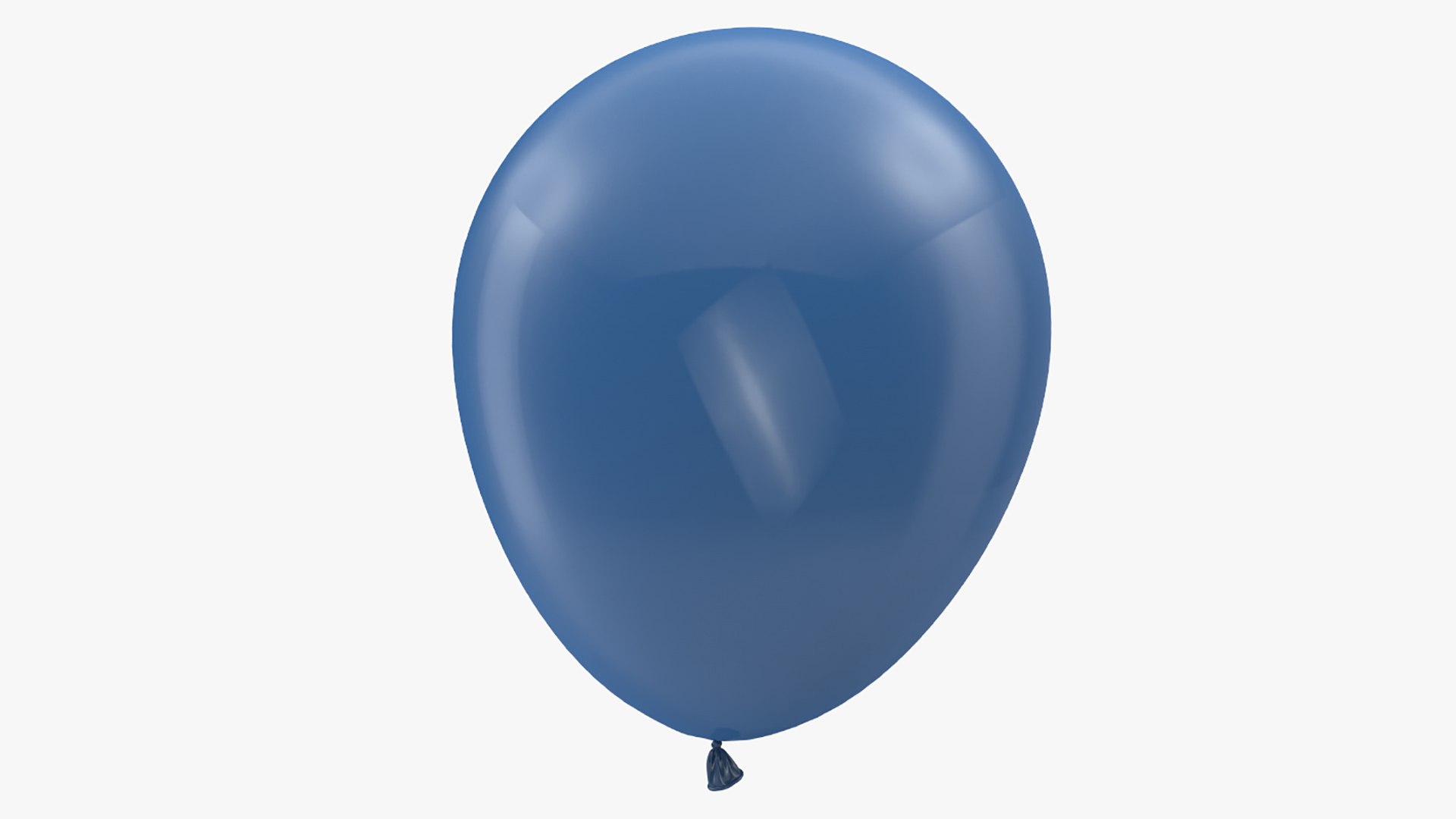 Blue Balloon Model 3D model preview
