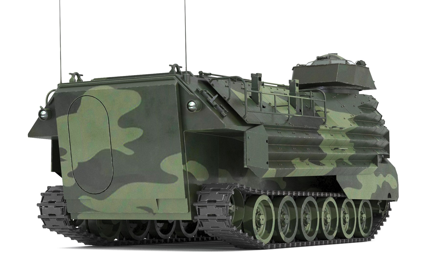 Amphibious Assault Vehicle AAV7 3D Model - TurboSquid 2342428