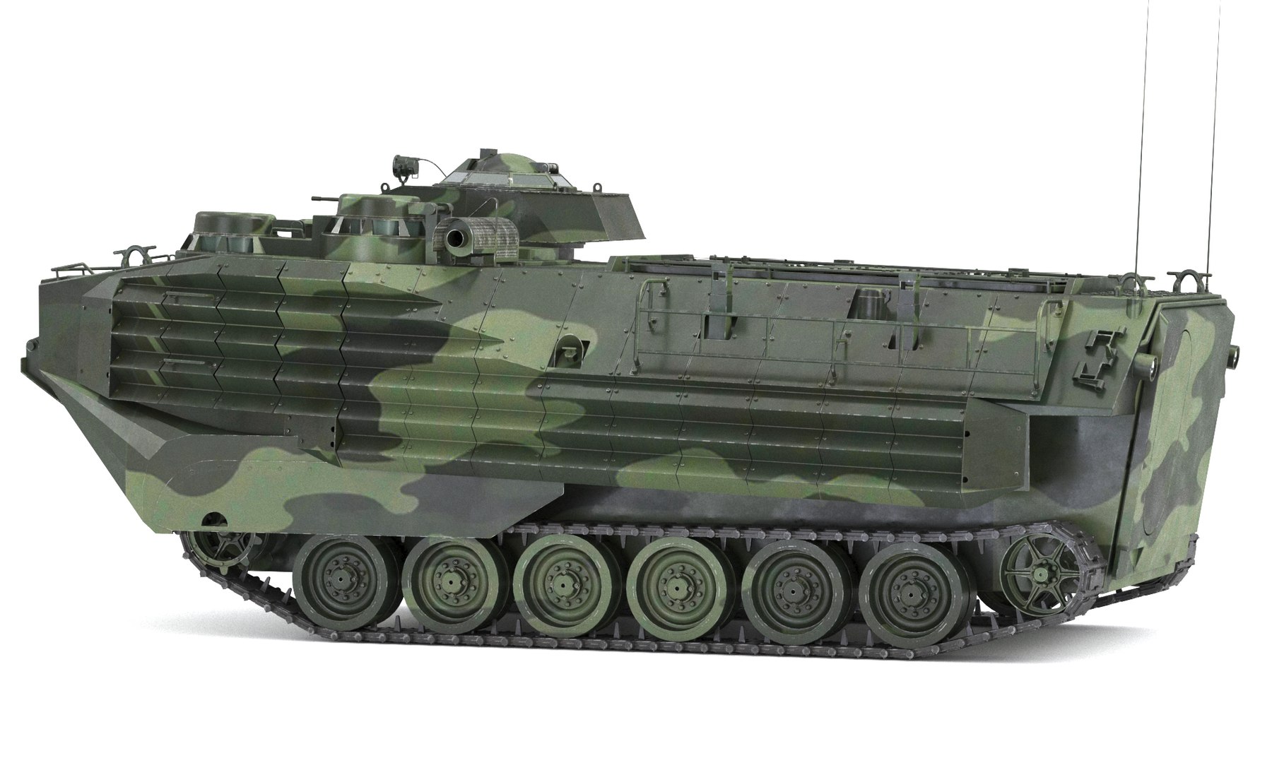 Amphibious Assault Vehicle AAV7 3D Model - TurboSquid 2342428