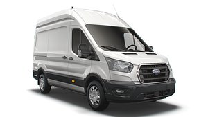 3D Ford Transit Van L2H3 Trend 2021