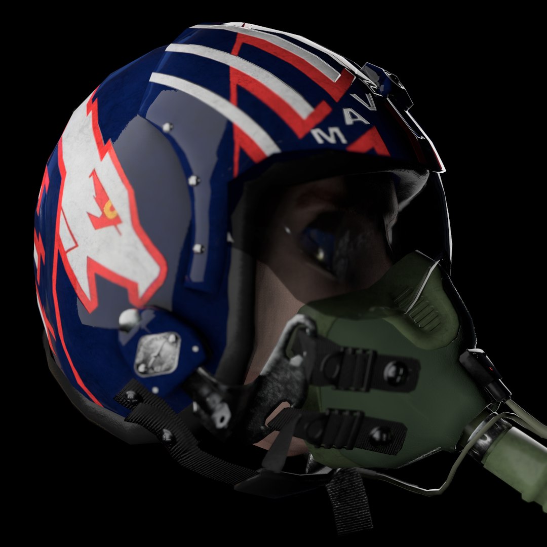 Fighter Helmet 3D Model - TurboSquid 1276803