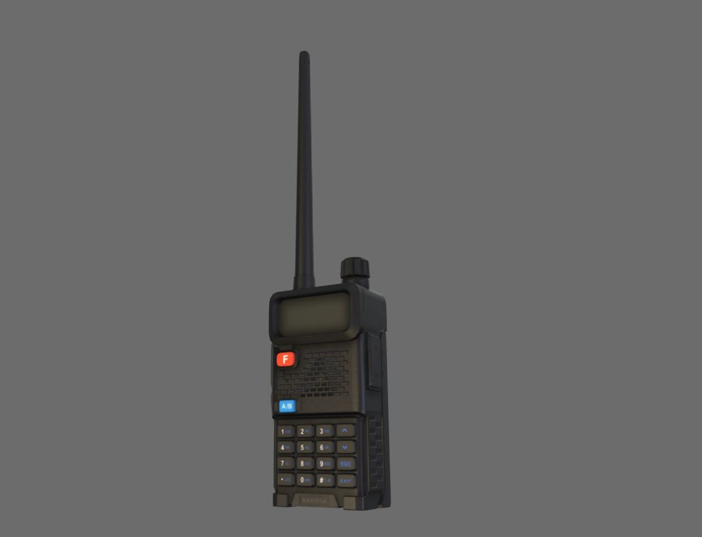 Walkie Talkie 3D Model - TurboSquid 1337543