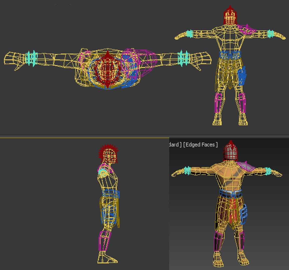 Gladiator Arms 3D Model TurboSquid 1459290