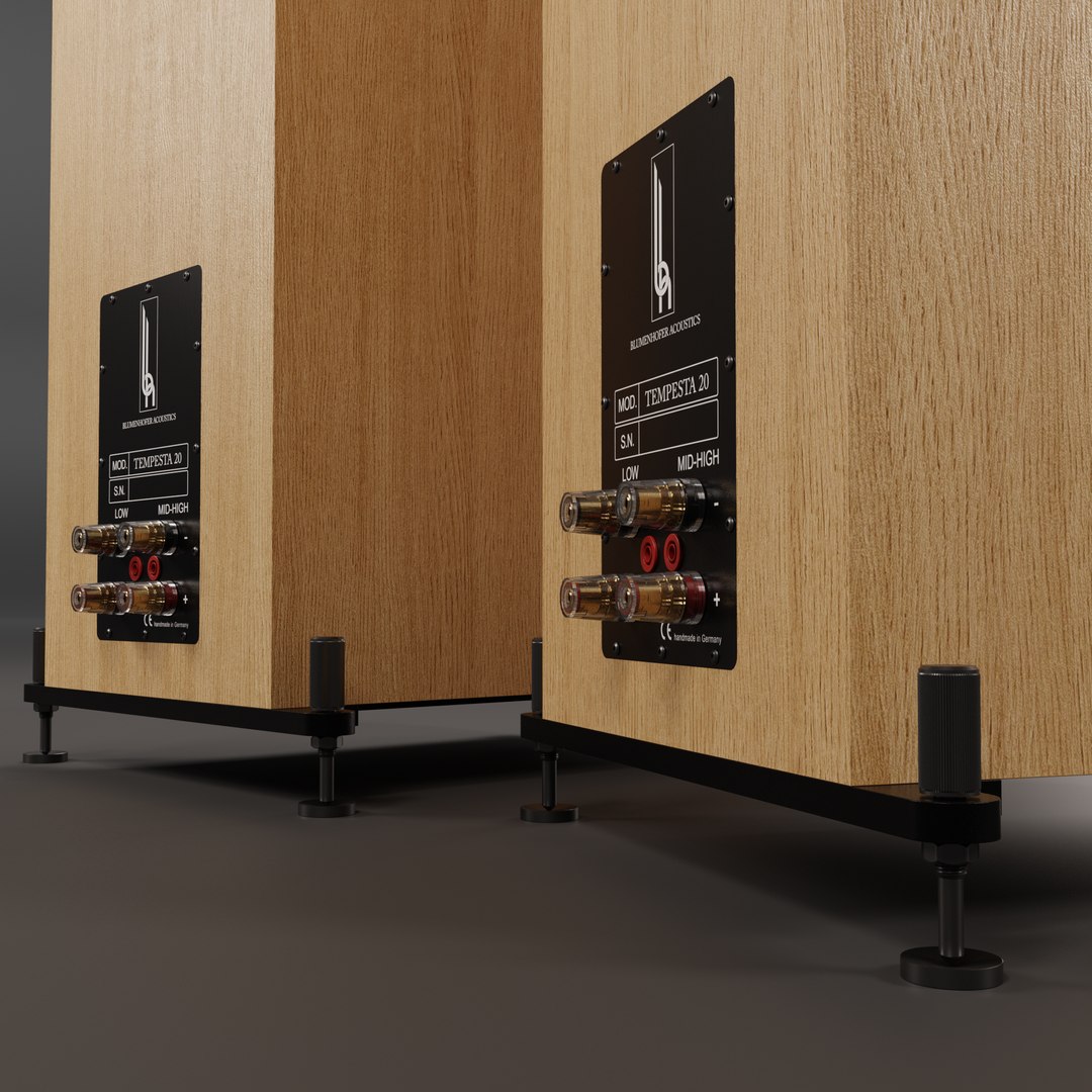 Blumenhofer Acoustics Tempesta 20 Loudspeakers Pair 3D Model